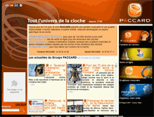 Tablet Screenshot of paccard.com